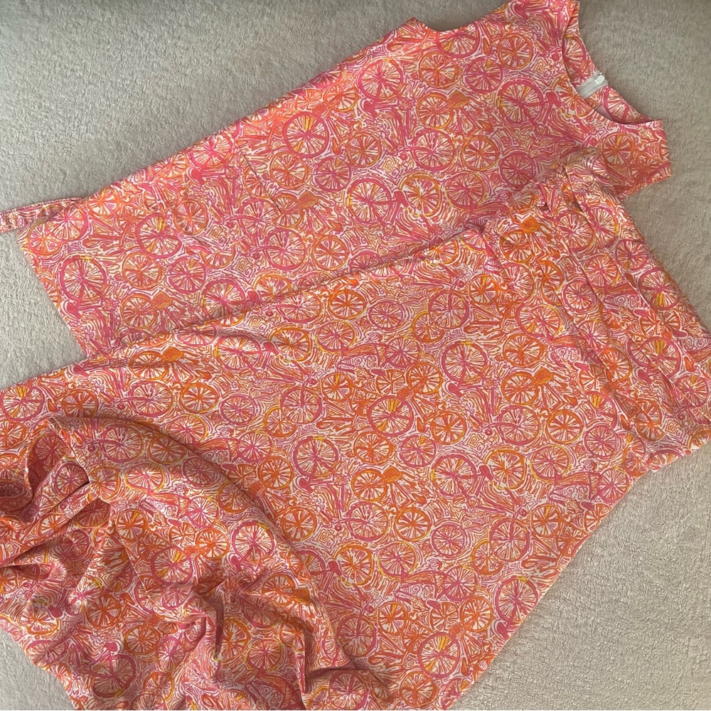 Lilly Pulitzer Bicycle “Mommy and Me” Dresses, Size XS Mom and Size 8 Gi…